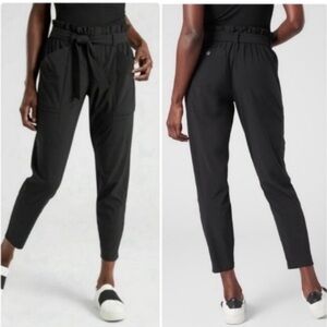 Athleta Skyline Pants Tie Front Black Size 2